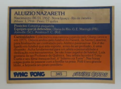 Futebol Cards Ping Pong - C. Atlético Paranaese / Lula nº 345 - comprar online