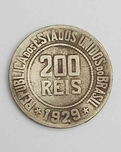 Moeda 200 Réis - S 1929 - comprar online