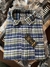 CAMISA LEÑADORA VERDE/AZUL