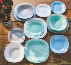 Plato Hondo Luminarc light blue 21cm - Bazar El Plato