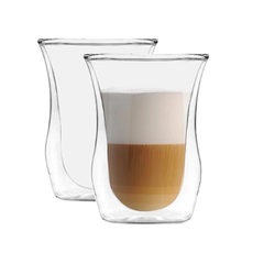 Set x2 taza Te doble vidrio 300ml Larhaus