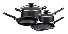 Bateria de cocina teflon antiadherente Tramontina Loretto 4 piezas