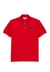 Polo com nome bordado vermelho • Lacoste•
