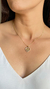 Colar Nossa Senhora Coração Vazado com Strass - comprar online