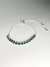 Pulseira Gravatinha Pedras Verdes - USE MARIA  ACESSÓRIOS