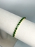 Pulseira Gravatinha Pedras Verdes