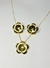 Conjunto Flor Dourada