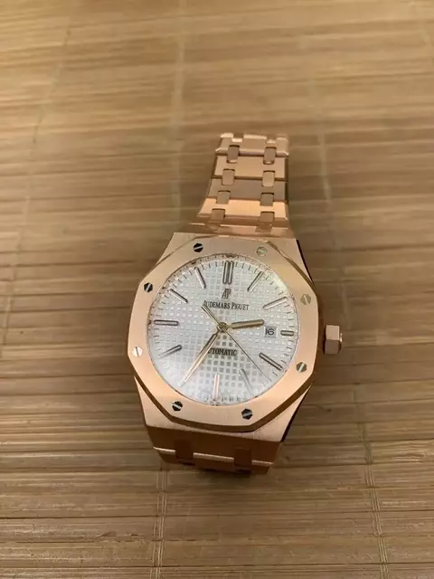 Audemars Piguet Rose Gold Eta 3035 Automático (Completo)