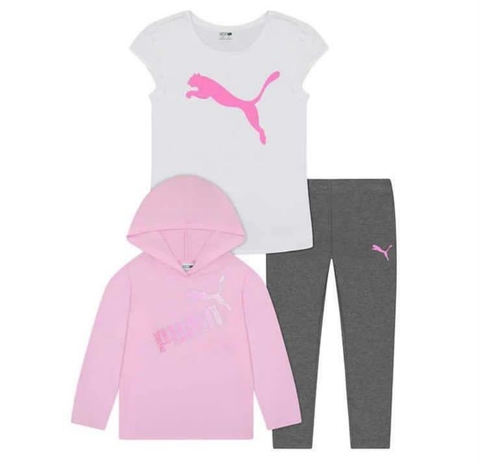 Conjunto feminina Infantil - 3 peças - PUMA