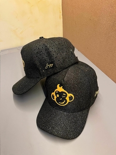 Preto Brilhante com logo amarelo - comprar online
