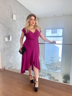 Vestido Mullet transpassado - comprar online