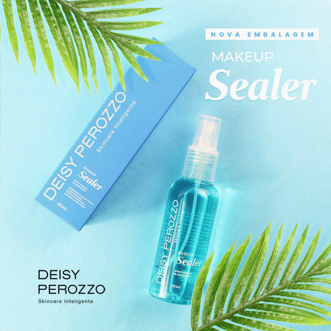 Makeup Sealer Spray Fixador de Maquiagem (Azul) 120ml Deisy Perozzo (DP Cosmeticos) - Lote 14715 - Val. 01/27 - comprar online
