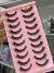Cartela cilios 10 pares