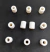 Anéis de cerâmicas 8mmC X 6mmD 3mmF Pac 20pçs ANE1522