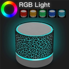 Mini alto-falante sem fio Bluetooth Alto-falante LED Luz colorida. - Easy Store à sua Loja Fácil