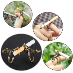 Anéis de dragão Porta-cigarro Rack Clipe de dedo Fumaça Cool Gadgets. - Easy Store à sua Loja Fácil