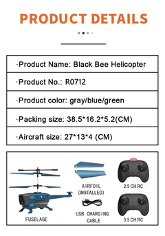 Helicóptero Rc 3.5Ch 2.5Ch Rc Plane 2.4G Rc. na internet