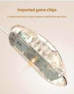 Imagem do Mouse Recarregável Gaming Computer Silencioso Bluetooth