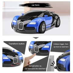 Imagem do Carro de Colisão Impacto Um Botão Inercial Bugatti Veyron.