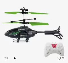 Helicóptero Resistente a quedas com Controle Remoto. - loja online