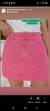 Saia jeans rosa 40