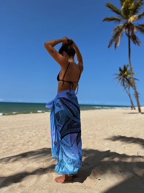 Canga Flor de Lótus Azul