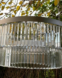 Lampara Gala 80cm de diámetro con plaquetas 15 cm - comprar online