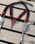 Cabeçada faroeste - preta/vermelho - comprar online