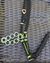 Buçal argolado - preto / verde neon