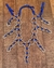 Peitoral argolado cascata - azul royal - comprar online