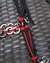 Buçal argolado - preto / vermelho - comprar online