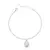 Pulseira Cúpula Cravejado de Prata