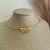 Choker Orgânico Aro C/ Leque
