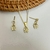 Conjunto Infantil Borboleta Cristal