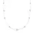 Choker 9 Bolinhas 4mm de Prata