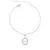Pulseira Círculo Cravejado Infinito de Prata