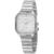 Relógio Feminino Quadrado Prata Com Pulseira