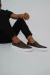 TÊNIS SLIP ON VENEZA - COURO MARROM - loja online