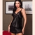 Babydoll cetim poá 04034