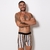 Cueca Boxer Estampada Comprida - C8754 - comprar online