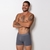 Cueca Boxer de Microfibra Elástico Bordado - C7545 na internet