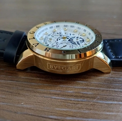 Bvlgari Skeleton Couro - comprar online