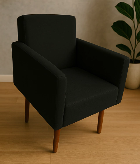 Poltrona Nina - Preta - comprar online