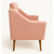 Poltrona Capitonê Linha Super Luxo - Rosê - loja online