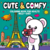 Livro de Colorir Cute & Comfy na internet