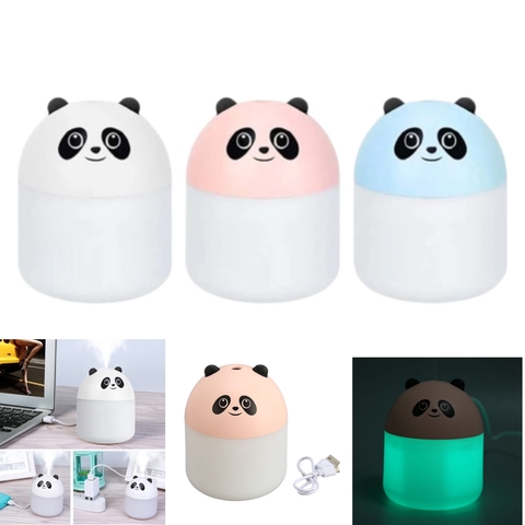 Mini Umidificador de Ar USB Panda