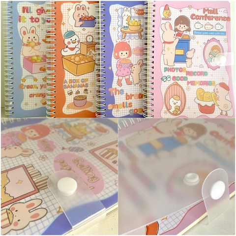 Caderno Rabbit com Fecho