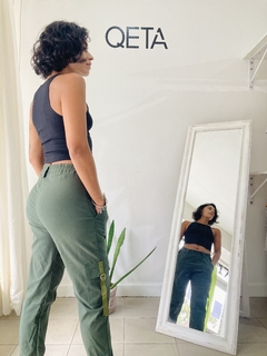 Babucha cargo verde - tienda online