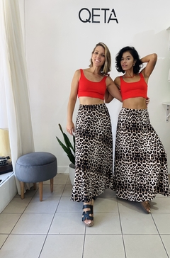 Pollera print - tienda online