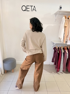 Wide leg chocolate - tienda online